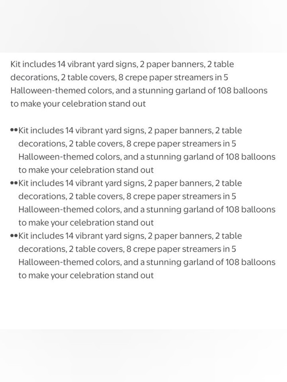 Halloween Party Kit - Balloon Arch and Backdrop Party Set NWT - Picture 2 of 7